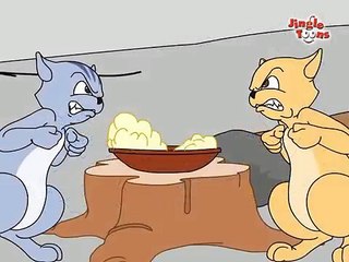 Cartoon 'Monkey   Two Cats' story  (360p)