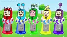 Oddbods crying and eating Cake Pop Ice cream - Daddy Finger Nursery Rhymes