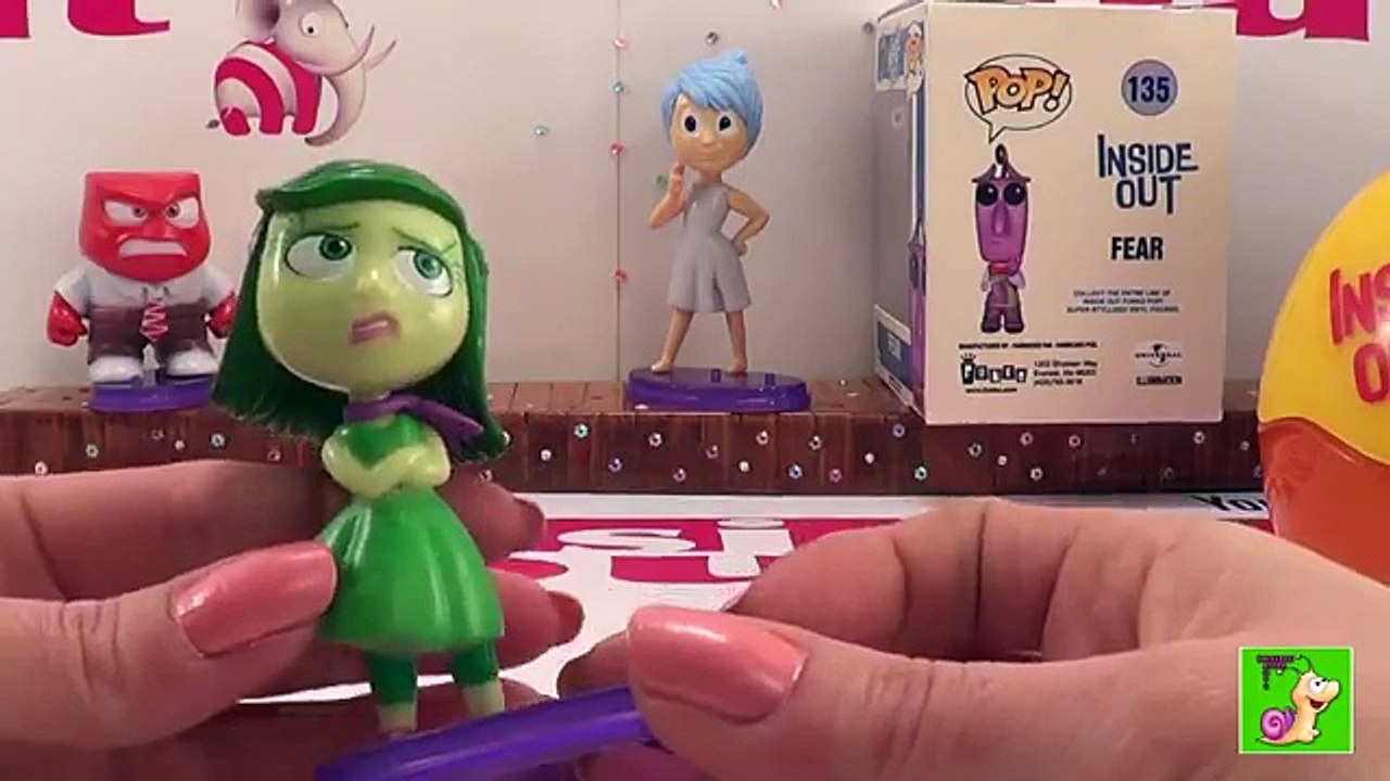 Inside Out Toys UNBOXING Big Surprise Egg Joy Anger Fear Disgust Sadness Riley by Disney Pixar