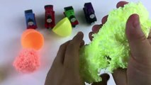 Сюрпризы Азбука учим цвета яйца с сюрпризом пластилин слизь Томас и друзья игрушечные поезда для детей