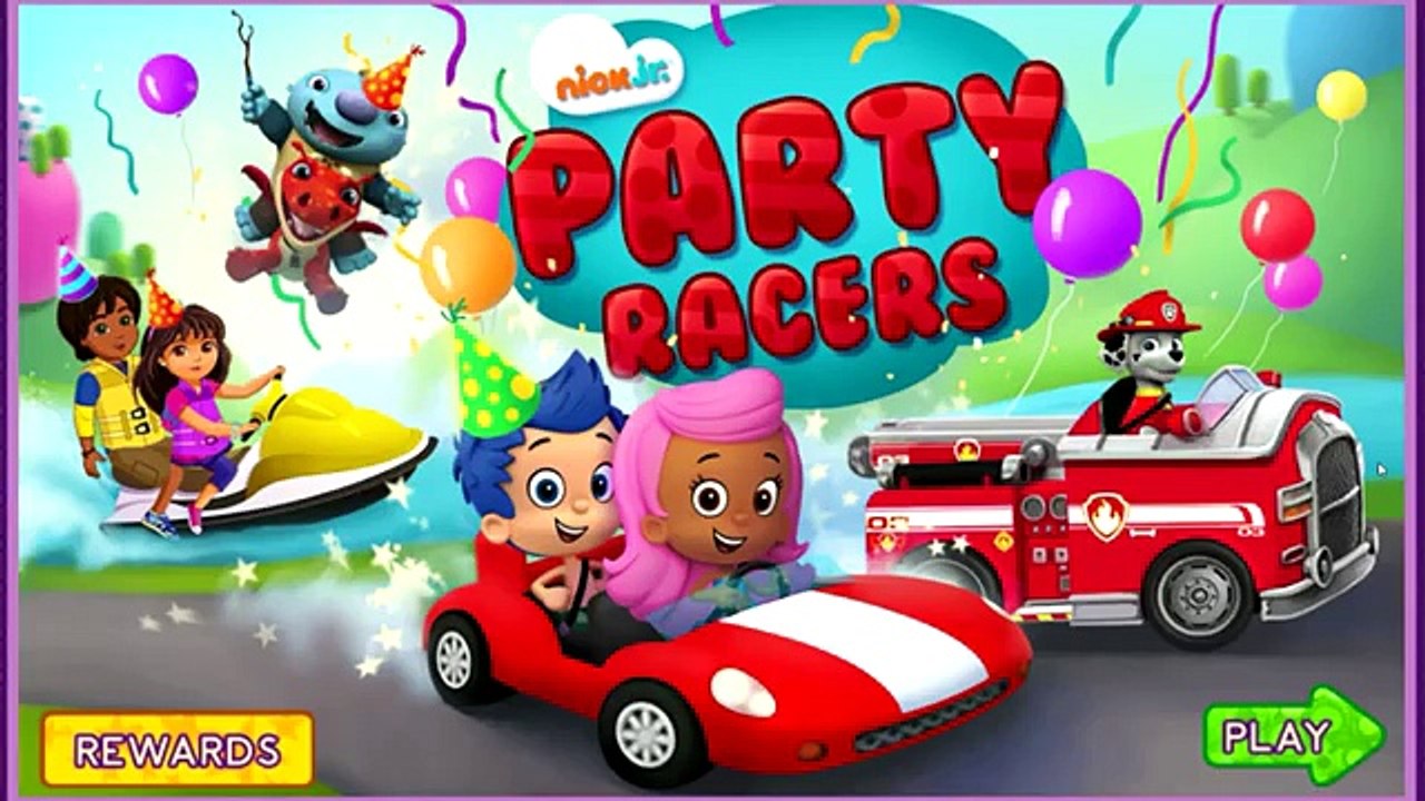 Nick Jr Party Racers! Dora and Friends Game, Bubble Guppies, Wallykazam, and The Paw Patro
