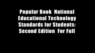 Popular Book  National Educational Technology Standards for Students: Second Edition  For Full