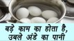 How to use water left after boiling eggs | Benefits | बड़े काम का होता है, उबले अंडे का पानी Boldsky