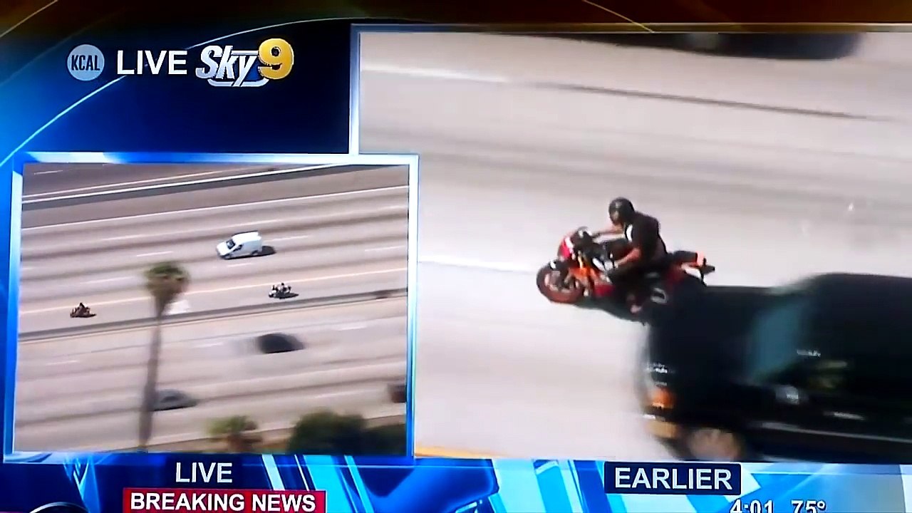 Helikopterli Polis-Motorcu kovalamacası nefes kesiyor