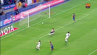 Combinação letal! Barça relembra lances da dupla Messi e Ronaldinho