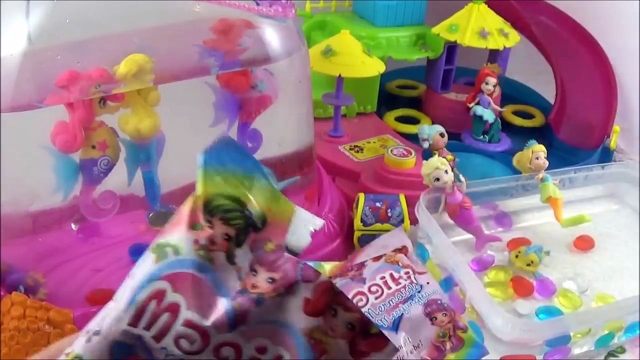 NEW Color-Change Mermaids! Magiki Mermaids Change Color! Disney Elsa Mermaid Toys Sirenette Sirenas-626wwwY_UZI