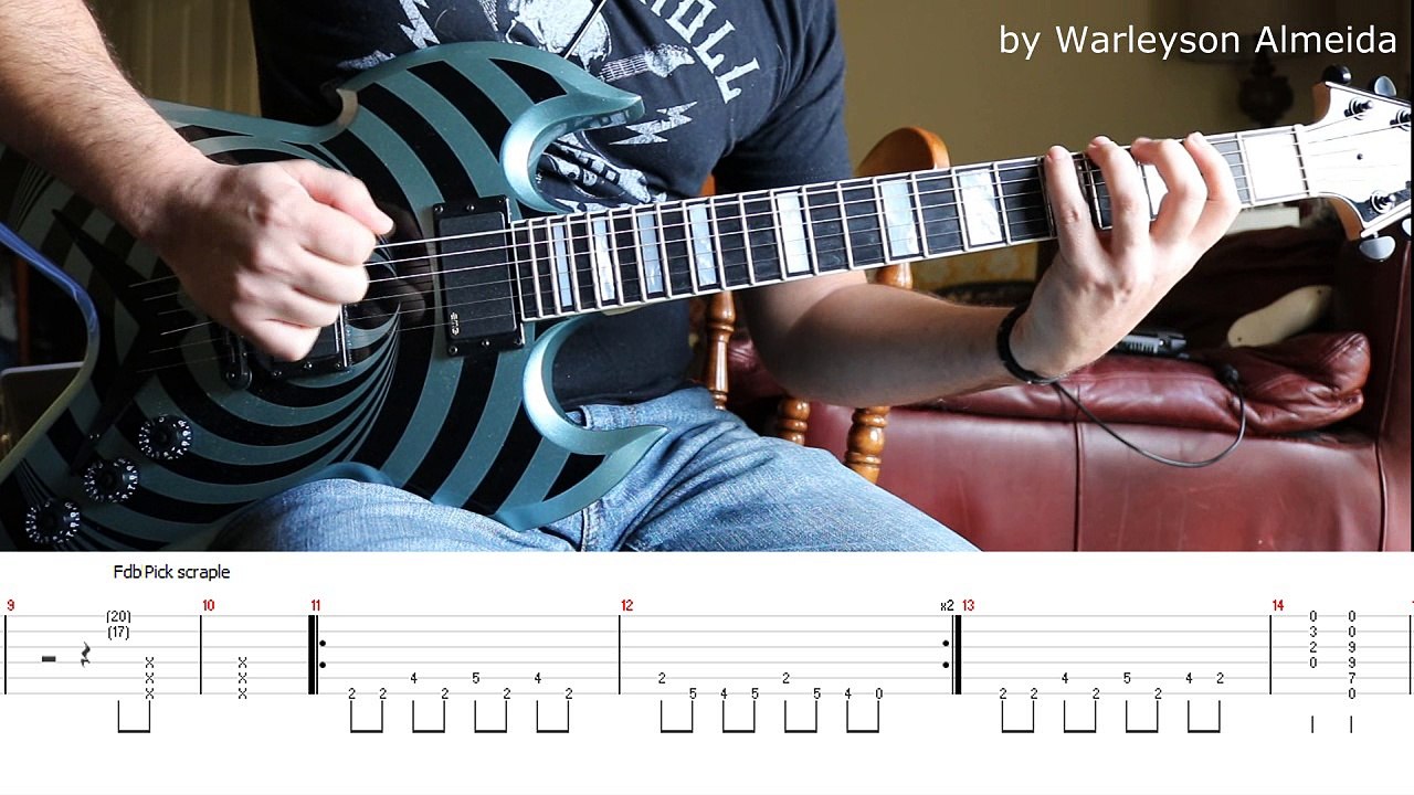 HOW TO PLAY- Crazy Train - Ozzy Osbourne - (AULA DE GUITARRA)