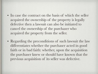Legally Acquiring Property