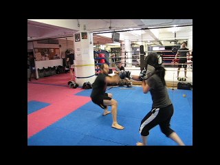 Andre vs  Gabo - Single Stick Sparring - May - 2009