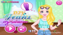 Barbie DIY Jeans Makeover - Barbie Dress up Baby Games to Play