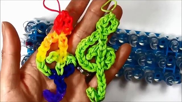 Loom Bandz Anleitung Deutsch Violinschlüssel ( Rainbow Loom Loom Bands Deutsch)