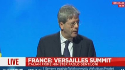 Versay Sarayı'nda Avrupa Birliği Zirvesi Düzenlendi