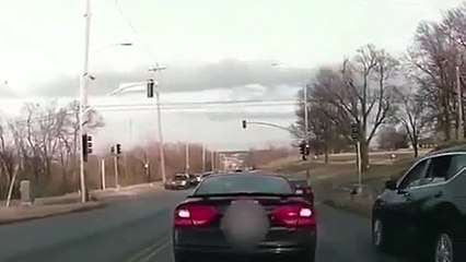 Dash cam captures close drive-By shooting in Kansas