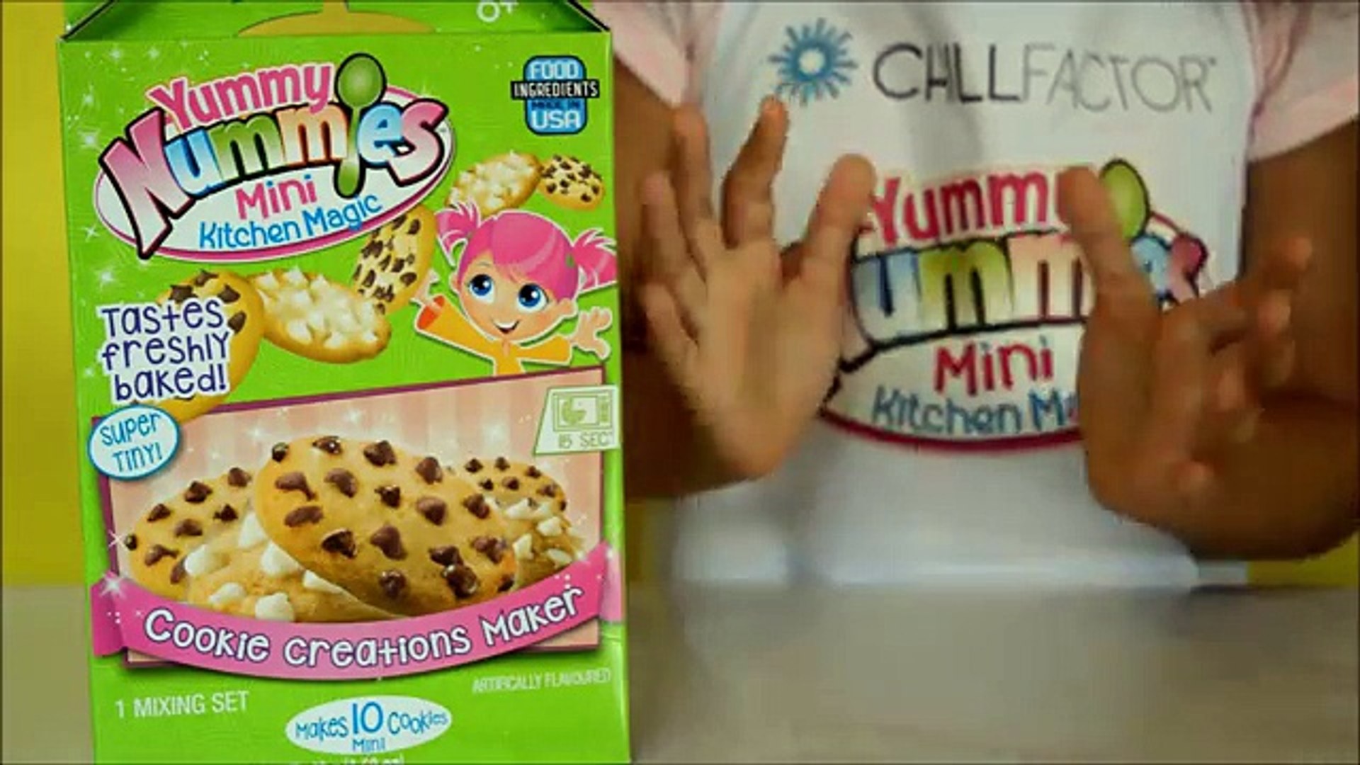 ⁣Yummy Nummies Мини-кухня Магия | Cookie Создание Maker | Дети Обзор