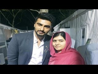 Arjun Kapoor meets Malala Yousafzai, shares picture on twitter