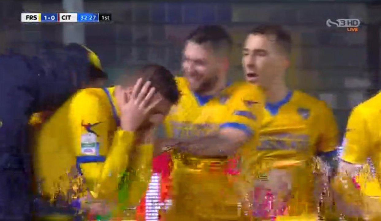 Daniel Ciofani Goal - Frosinone Calcio 1-0 Cittadella - (06/03/2017) / SERIE B