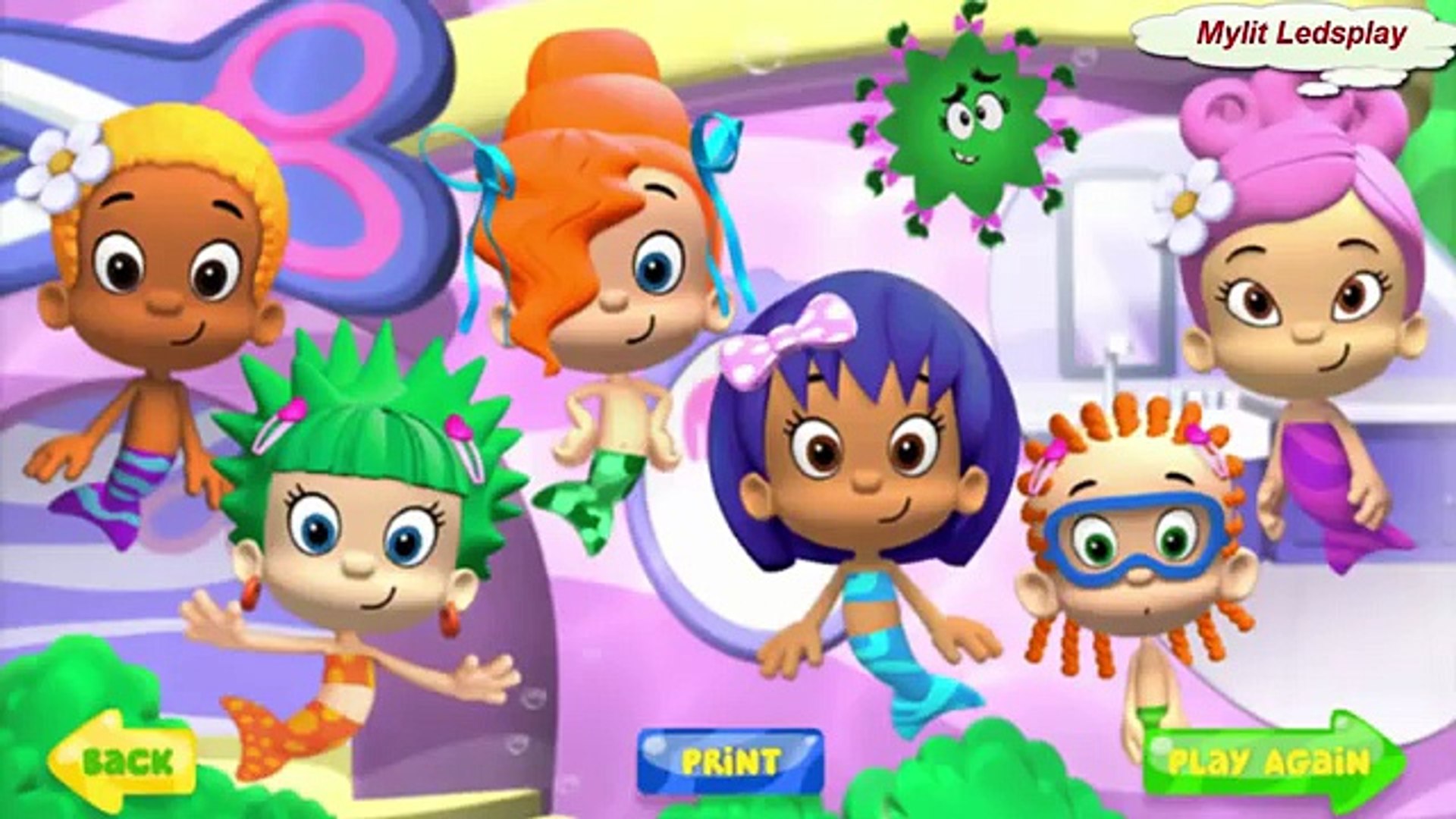 ⁣Bubble Guppies Good Hair Day Game Bubble Guppies Full Episodes Cartoon Nick jr English Games