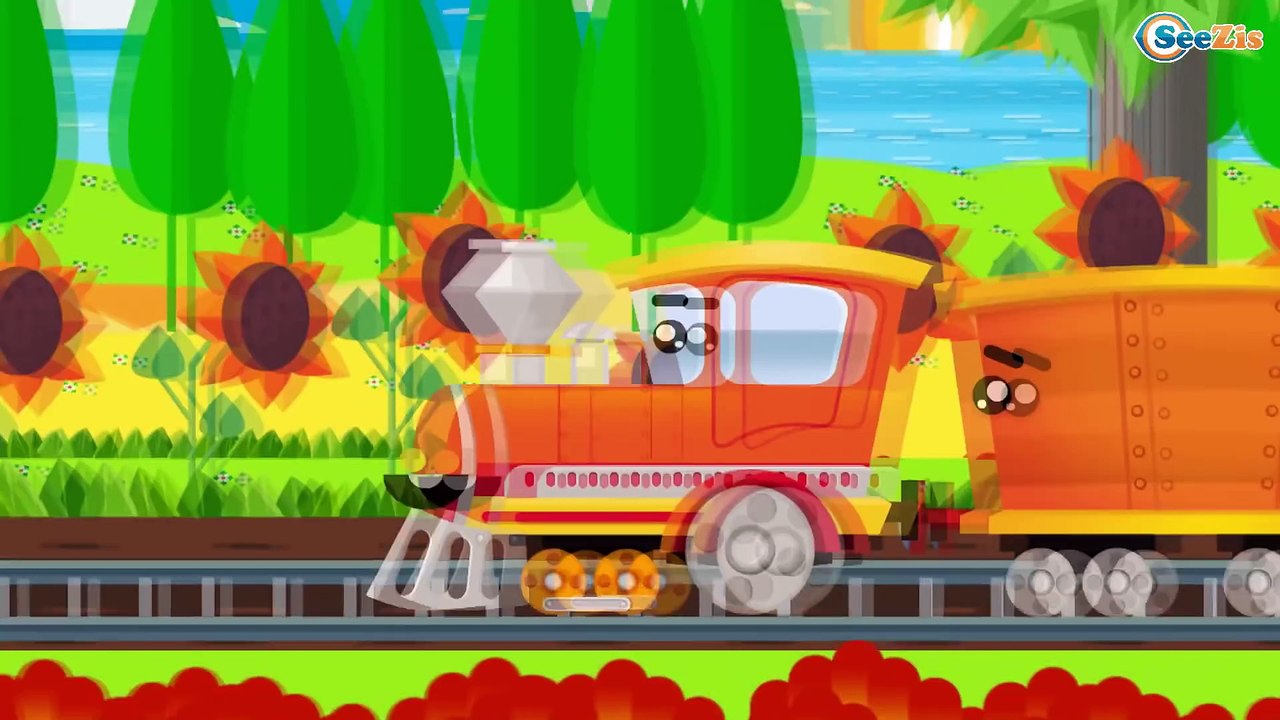 Trenes infantiles - Carritos para niños - Coches infantiles - caricaturas de Trenes