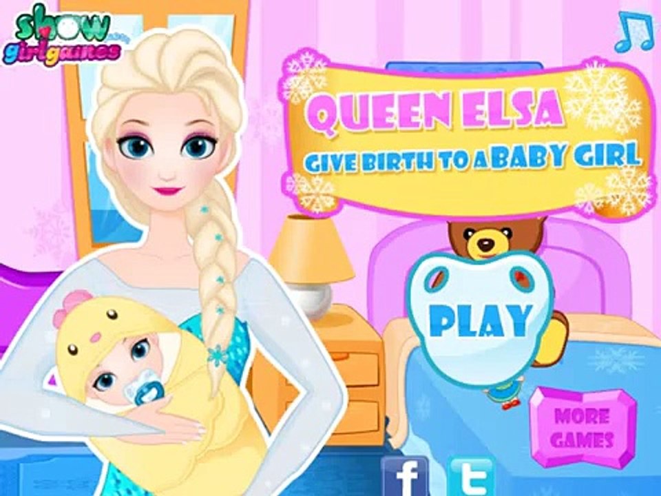 Elsa Birth Care: Disney princess Frozen - Best Baby Games For Girls