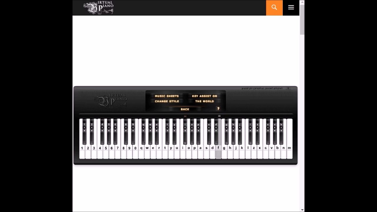 Virtual Piano Anohana Aoi Shiori Video Dailymotion