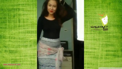 Üş bej Roman havası döktüren güzel kız