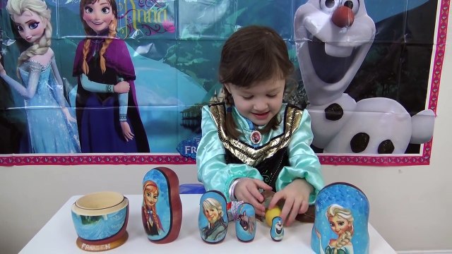 Disney FROZEN ELSA ANNA In Real Life Nesting Matryoshka Dolls Stacking Cups ToyCollectorDisney-dNUWz946VRM