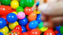 ballpit egg surprises for children playing in the ball pit family fun video