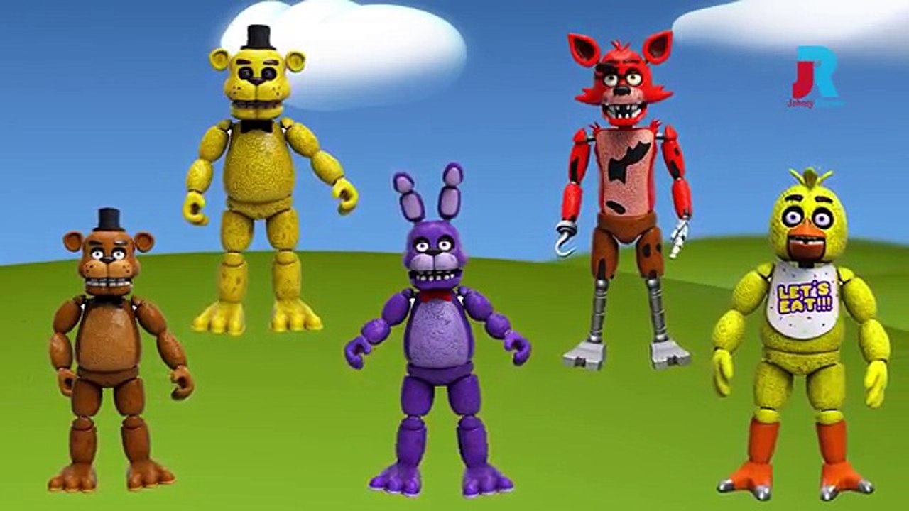 FIVE NIGHTS AT FREDDYS SING KARAOKE Finger Family | Nursery Rhymes for Children | 3D Anim