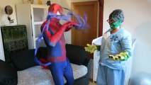 SPIDERMAN & FROZEN ELSA GOT HURT! NAIL IN FOOT! w/ Doctor vs JOKER in Real Life! Funny Sup