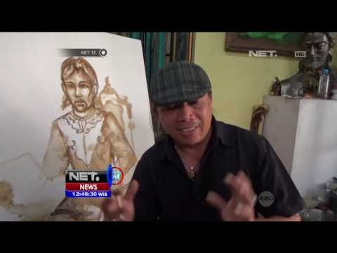 Seni Lukis Monokrom dari Serbuk Kopi di Semarang - NET12