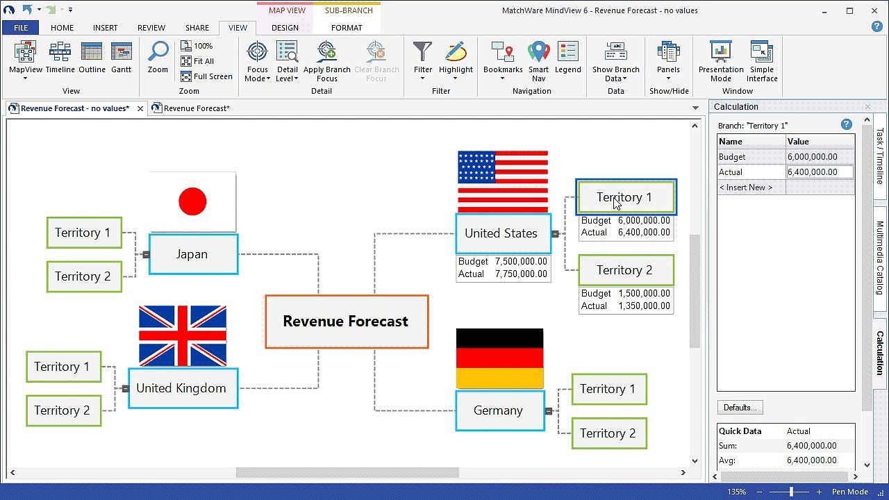 MindView - Calculation Feature and Excel Export Tutorial Video
