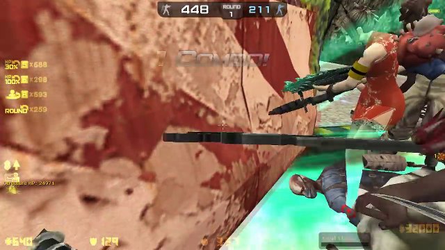 Counter-Strike Nexon Zombies - Dione Zombie boss Fight online gameplay no Toxicity map