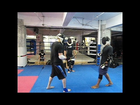Alistair vs Nico - Single Stick Sparring - June 28 - 2009