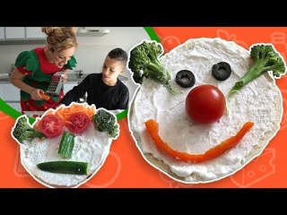 فوزي موزي وتوتي | DIY مع توتي | أوجه من الطعام مع توتي  | Tooti Edible Face