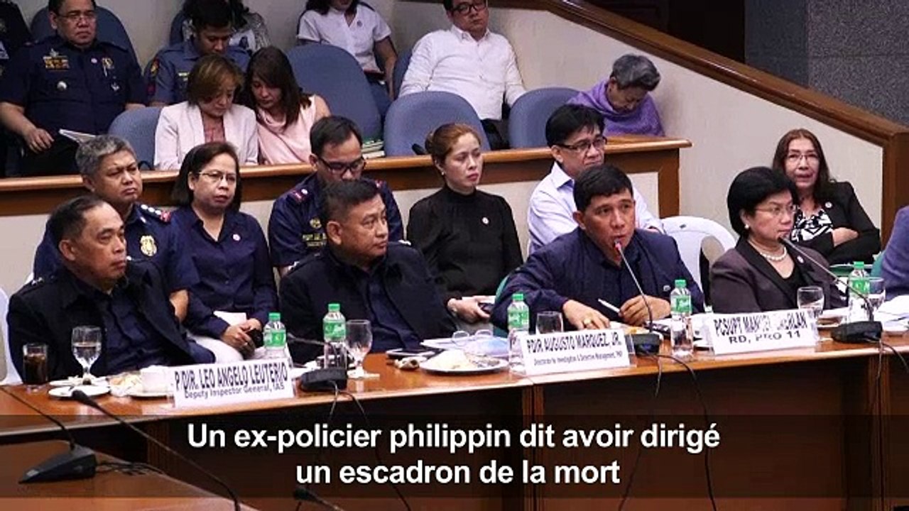Un ex-policier philippin dit avoir dirigé un escadron de la mort