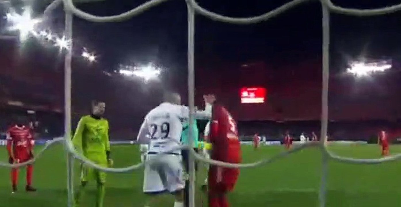 Khalid Boutaib Penalty Missed HD - Valenciennes 1-1 Estrasburgo 06.03.2017
