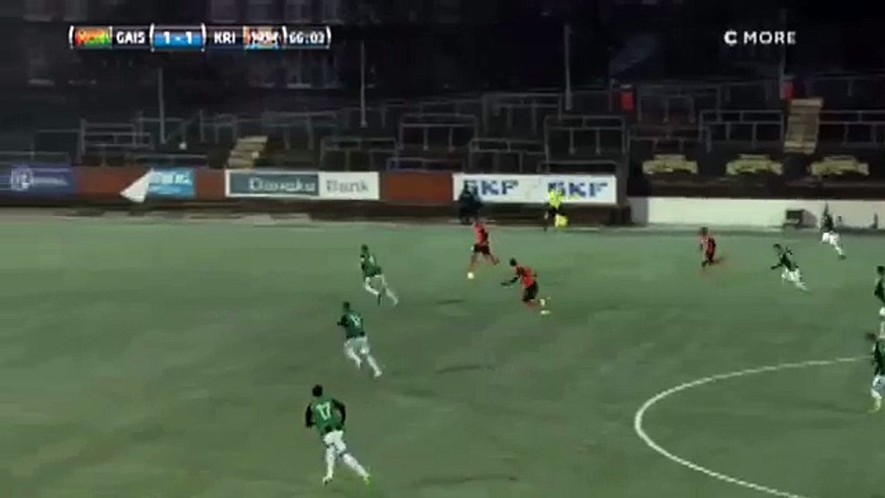 GAIS 2:1 Kristianstads (Swedish Cup. 5 March 2017)