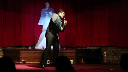 Richard Wolfe sings 'She's A Lady' Elvis week 2016