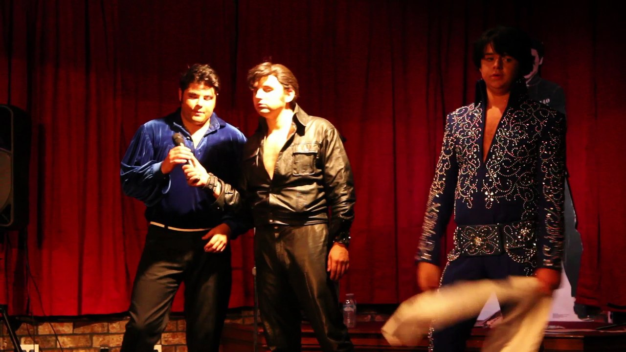 Richard Wolfe, Daniel Jenkins & Nick Perkins sing 'Can't Help Falling IN Love' Elvis Week 2016