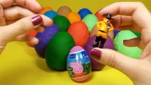 Play Doh Eggs Peppa Pig Surprise Egg Angry Birds Mickey Mouse Thomas Spider-Man Surprise Eggs