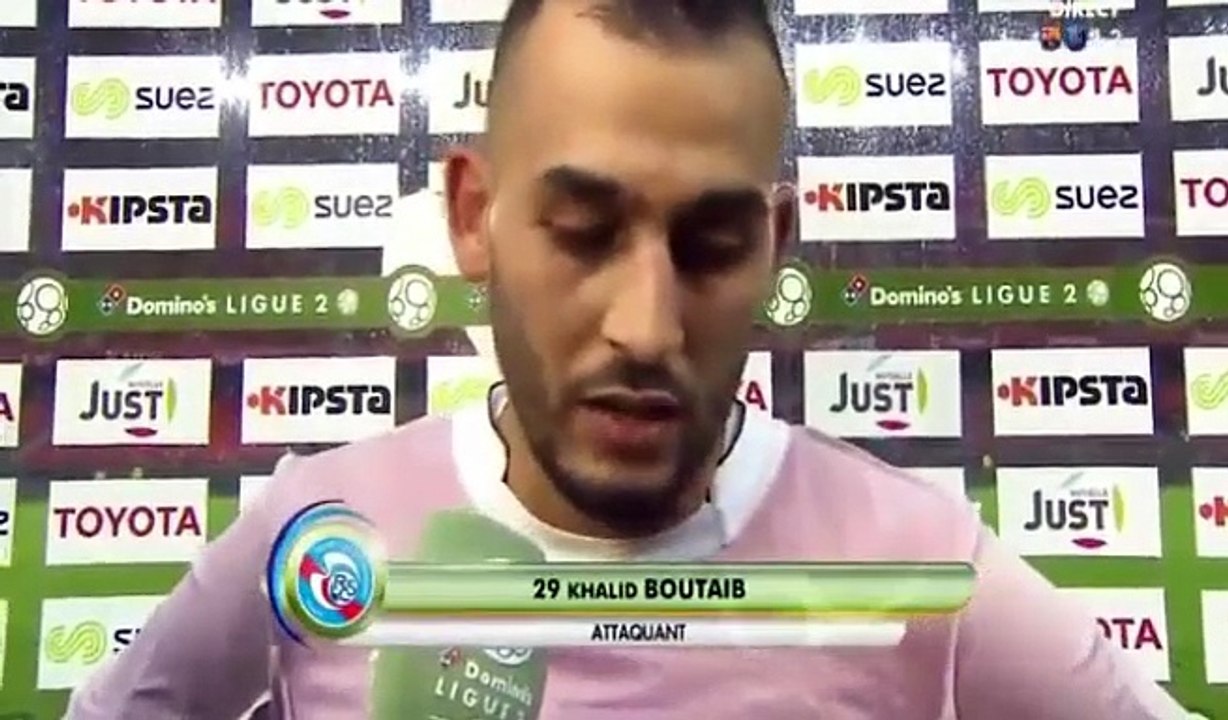 Réaction de "Khalid Boutaib" Attaquant de Strasbourg Après La Défaite contre Valenciennes (06/03/2017) / LIGUE 2