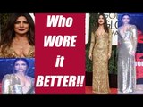 Deepika Padukone vs Priyanka Chopra’s Golden dress, who wore it better ? | FilmiBeat