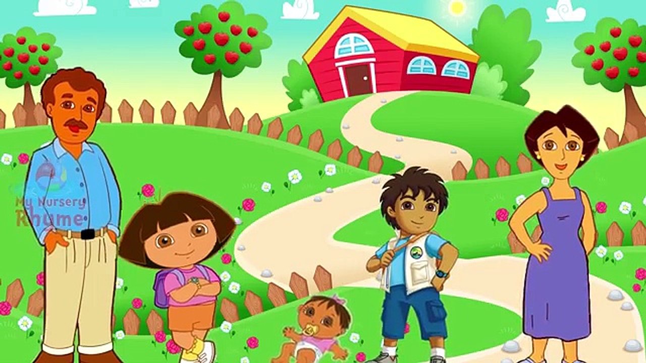 Dora the Explorer Finger Family Song - Nursery Rhymes Lyrics