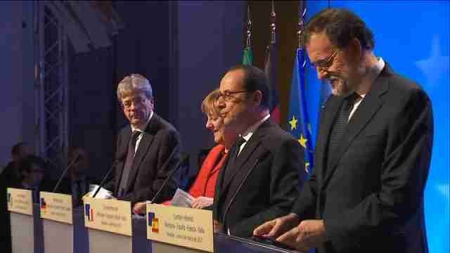 París, Berlín, Madrid y Roma abogan por una Europa a varias velocidades