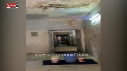 بالفيديو.. تهالك البنية التحتية لمستشفى الصدر بالعمرانية