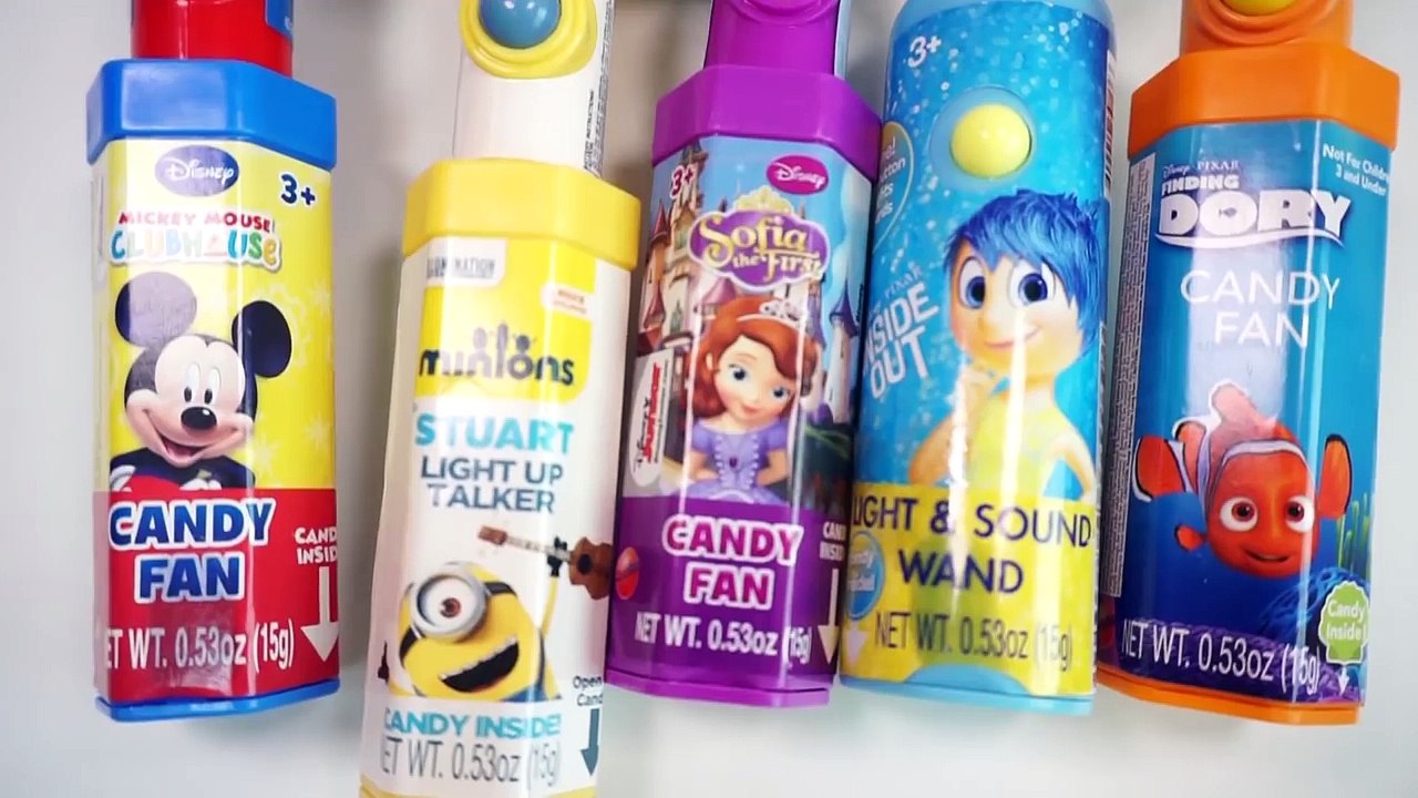 Colors PEZ Disney Candy Fan Mickey Mouse Sofia Princess Finding Nemo Inside Out Minions Toy-p_QzLIb1JRY