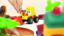 Leo Truck, Lifty & Max Excavator Cartoon CIRCUS Toys! - EdToy Multi-Toy unboxing!-ZI-SgxWMFv0