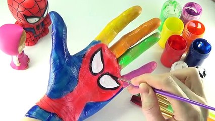 Learn Colors with Body Paint for Kids | Body Painting Learning Colors for Children