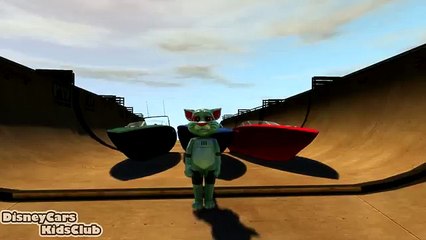 Spiderman cartoon EPIC party Talking Tom the smurfs and Disney cars Lightning McQueen rhym