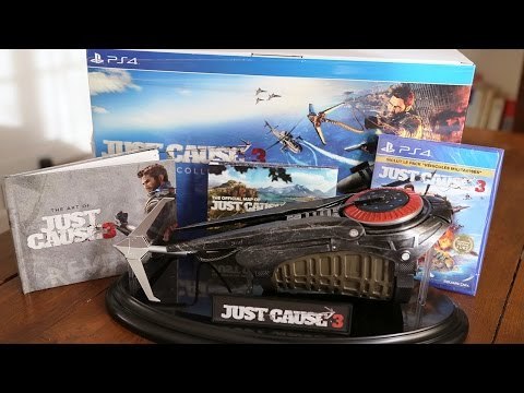 JUST CAUSE 3 - Notre unboxing de l'édition collector avec le grappin !